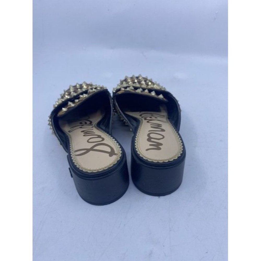 Sam Edelman Black And Brown Augustus Leopard Stud Mulesslides Size Us - Picture 2 of 6